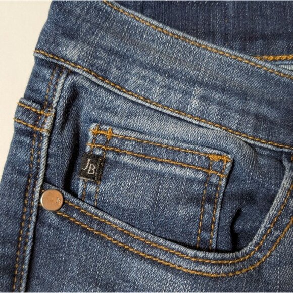 Judy Blue Straight Fit Jeans Distressed Denim Medium Wash Womens Size 9/29 - Picture 5 of 11